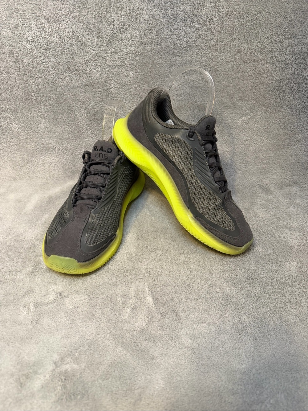 R.A.D. GLOBAL ONE V1 Men's Training Athletic Sneakers Gray/Green Size 7